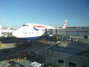 My First BA 747 flight